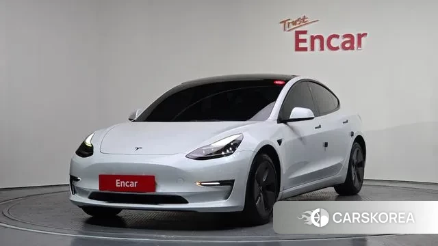 Tesla Model 3 2022 Белый из Кореи