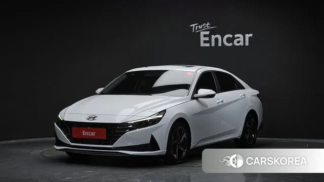 Hyundai Avante (CN7) 2020 Белый из Кореи