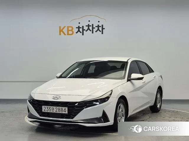 Hyundai Avante (CN7) 2021 Белый из Кореи