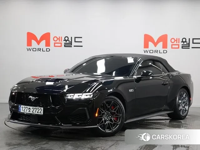 Ford Mustang 7th Generation 2024 Черный из Кореи