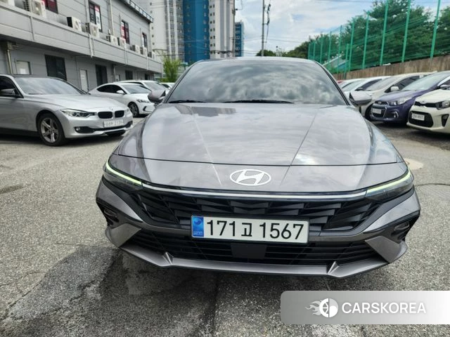 Hyundai The New Avante (CN7) 2024 Серебристо-серый из Кореи