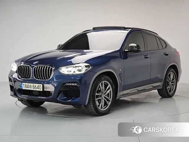 BMW X4 (G02) 2021 Синий из Кореи