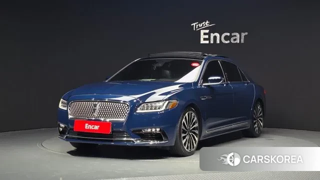 Lincoln Continental 10th Generation 2019 Синий из Кореи