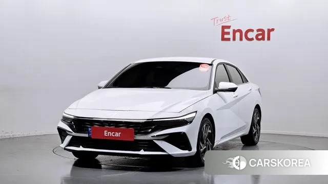 Hyundai The New Avante (CN7) 2023 Белый из Кореи