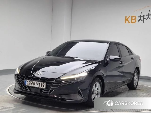 Hyundai Avante (CN7) 2020 Черный из Кореи
