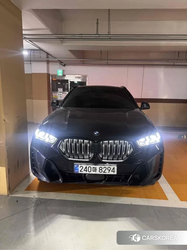 BMW X6 (G06) 2025 Черный из Кореи