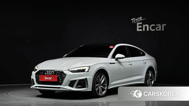 Audi A5 (F5) 2021 Белый из Кореи