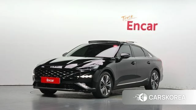 Kia K8 Hybrid 2023 Черный из Кореи