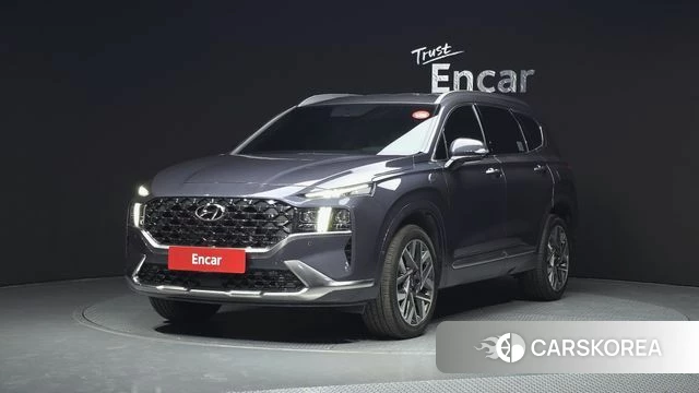 Hyundai The New Santa Fe 2022 Серый из Кореи
