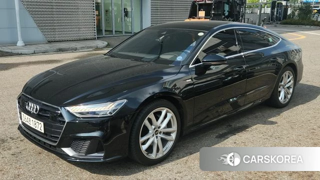 Audi A7 (4K) 2023 Черный из Кореи
