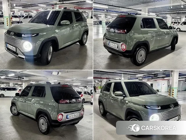 Hyundai Casper 2023 Темно-зеленый из Кореи