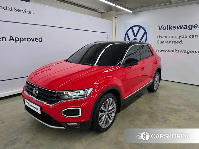 Volkswagen T-Roc 2022 Красный из Кореи