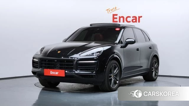 Porsche Cayenne (PO536) 2023 Черный из Кореи