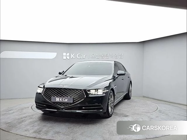 Genesis G90 2021 Темно-зеленый из Кореи