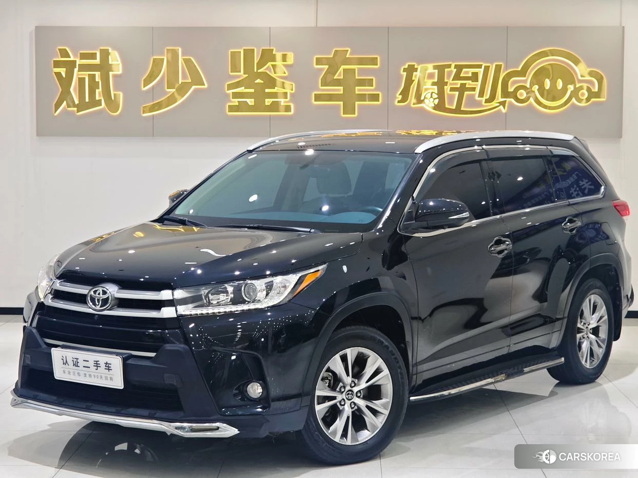 Toyota Highlander 2021 Черный из Китая