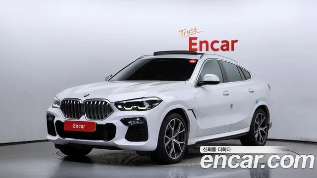 BMW X6 (G06) 2020 Белый из Кореи