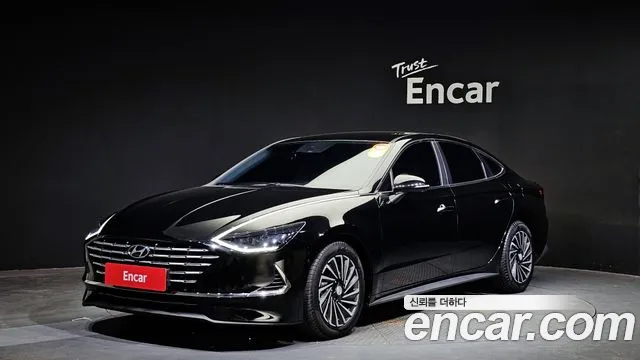 Hyundai Sonata Hybrid (DN8) 2021 Черный из Кореи