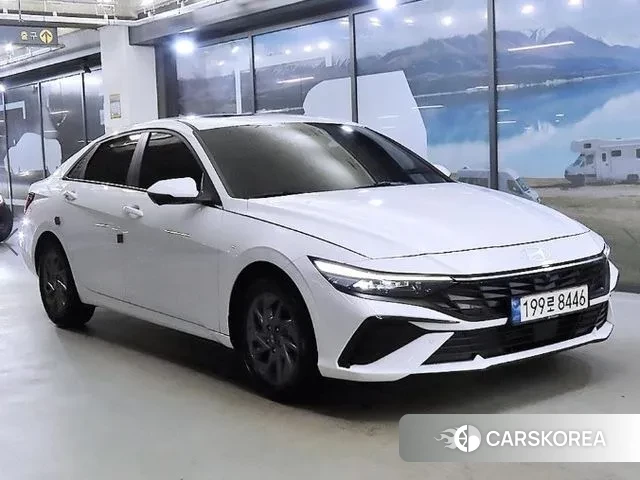 Hyundai The New Avante (CN7) 2024 Белый из Кореи
