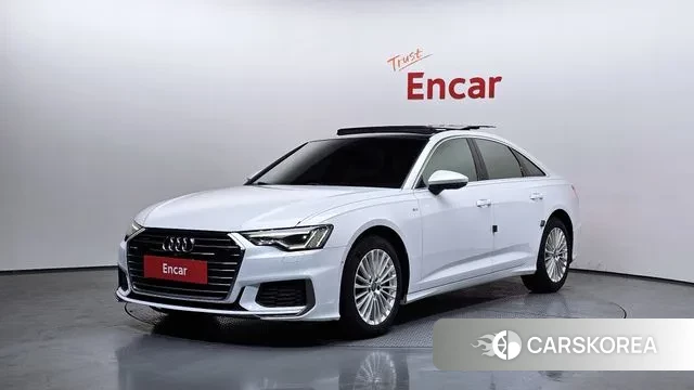 Audi A6 (C8) 2021 Белый из Кореи