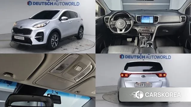 Kia Sportage The Bold 2021 Серебристо-серый из Кореи