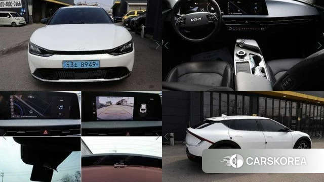 Kia EV6 2022 Белый из Кореи