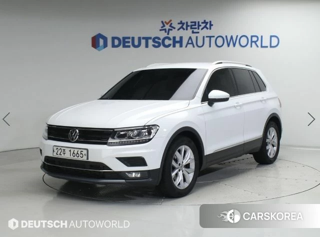 Volkswagen Tiguan second Generation 2018 Белый из Кореи