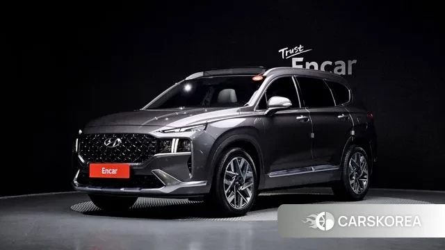Hyundai The New Santa Fe 2021 Серый из Кореи
