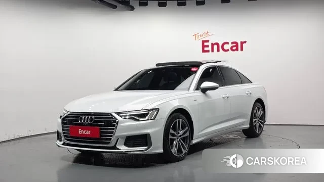 Audi A6 (C8) 2021 Белый из Кореи