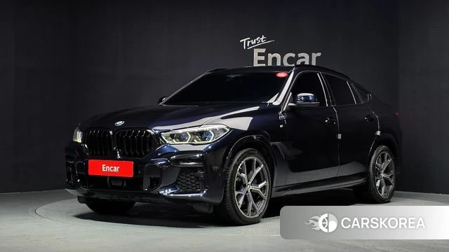 BMW X6 (G06) 2022 Черный из Кореи