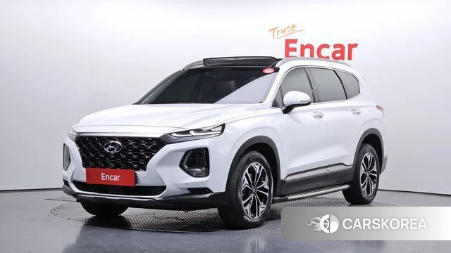Hyundai Santa Fe TM 2019 Белый из Кореи