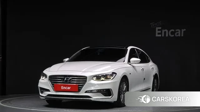 Hyundai Grandeur IG Hybrid 2018 Белый из Кореи