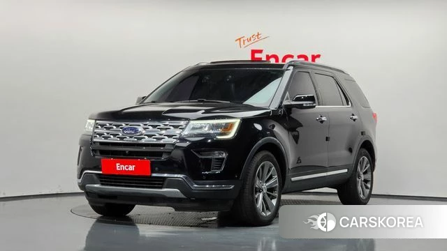 Ford Explorer 2018 Черный из Кореи