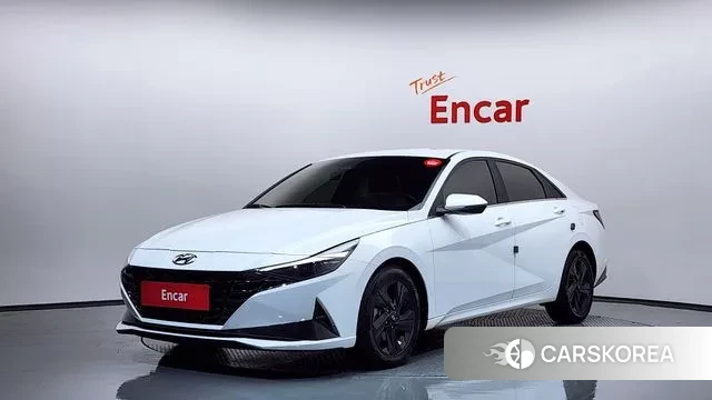 Hyundai Avante (CN7) 2020 Белый из Кореи