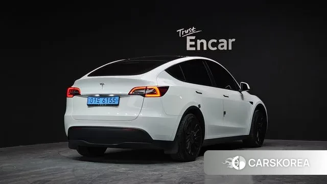 Tesla Model Y 2023 Белый из Кореи