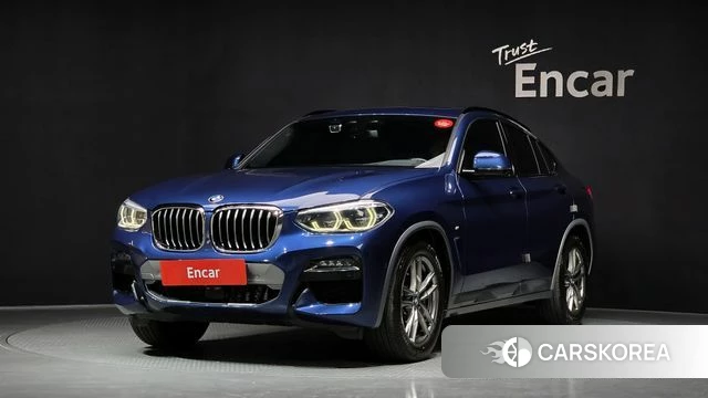 BMW X4 (G02) 2021 Синий из Кореи