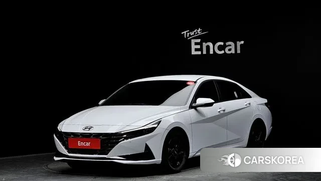 Hyundai Avante (CN7) 2022 Белый из Кореи