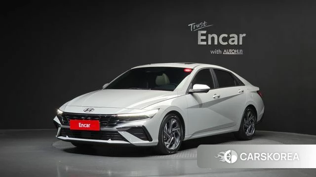 Hyundai The New Avante (CN7) 2023 Серебристо-серый из Кореи
