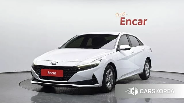 Hyundai Avante (CN7) 2021 Белый из Кореи
