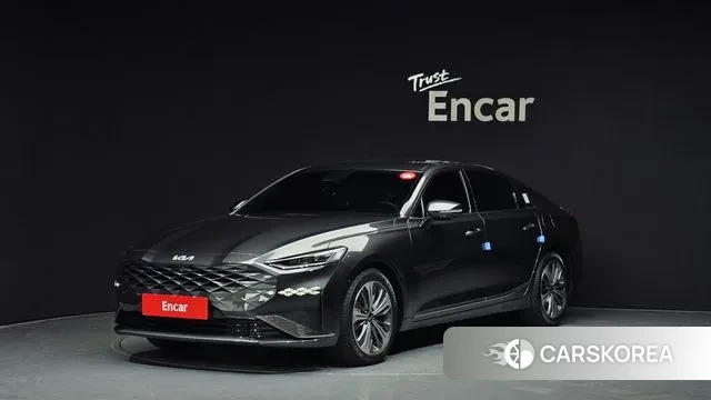 Kia K8 Hybrid 2023 Серый из Кореи