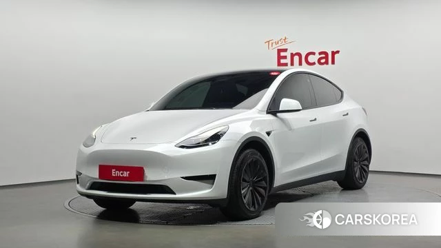 Tesla Model Y 2023 Белый из Кореи