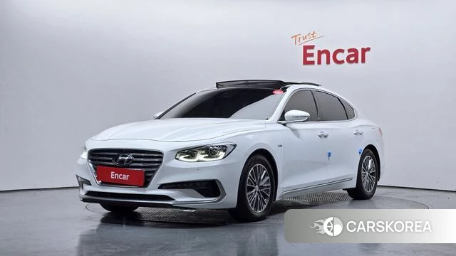 Hyundai Grandeur IG Hybrid 2019 Белый из Кореи