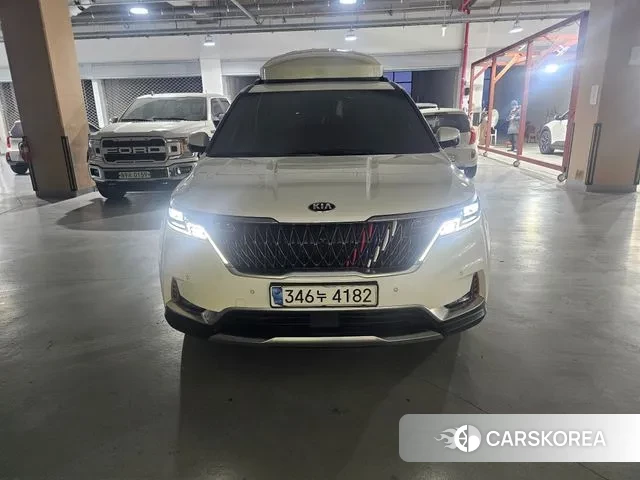 Kia Carnival 4th generation 2021 Белый из Кореи