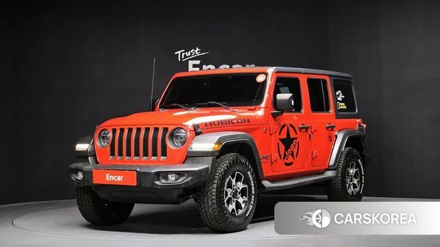 Jeep Wrangler (JL) 2021 Красный из Кореи