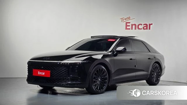 Hyundai Grandeur Hybrid (GN7) 2023 Черный из Кореи