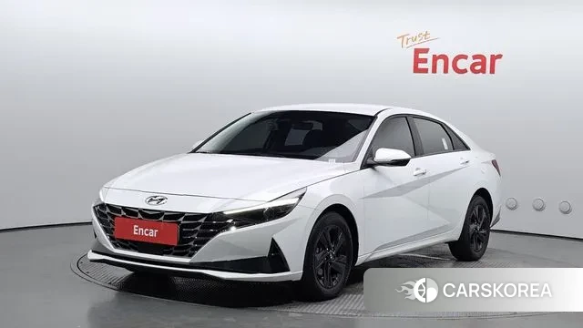 Hyundai Avante (CN7) 2022 Белый из Кореи