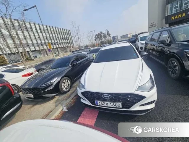 Hyundai Sonata (DN8) 2022 Белый из Кореи