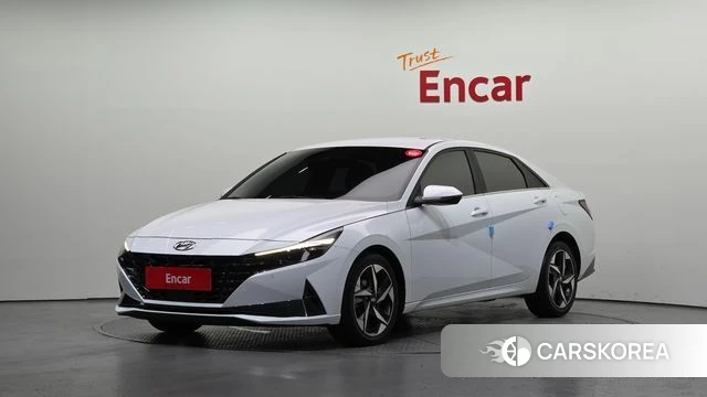 Hyundai Avante (CN7) 2020 Белый из Кореи