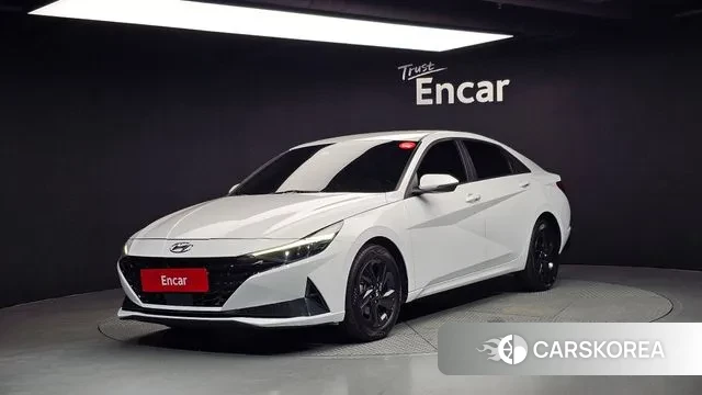 Hyundai Avante (CN7) 2022 Белый из Кореи