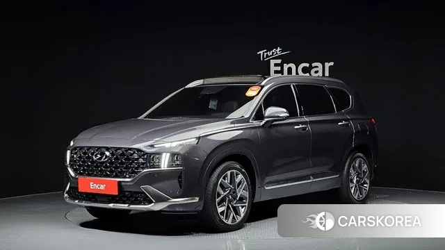 Hyundai The New Santa Fe 2021 Серый из Кореи
