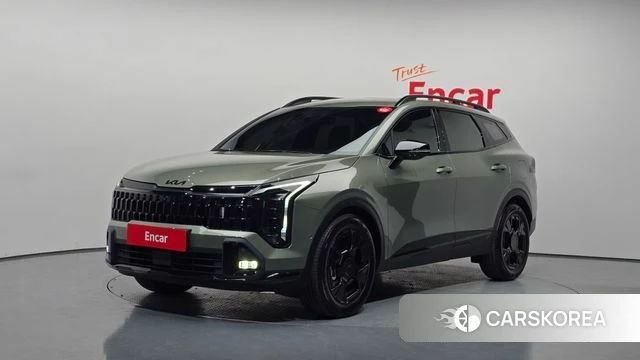 Kia The New Sportage 5th Generation 2025 Темно-зеленый из Кореи